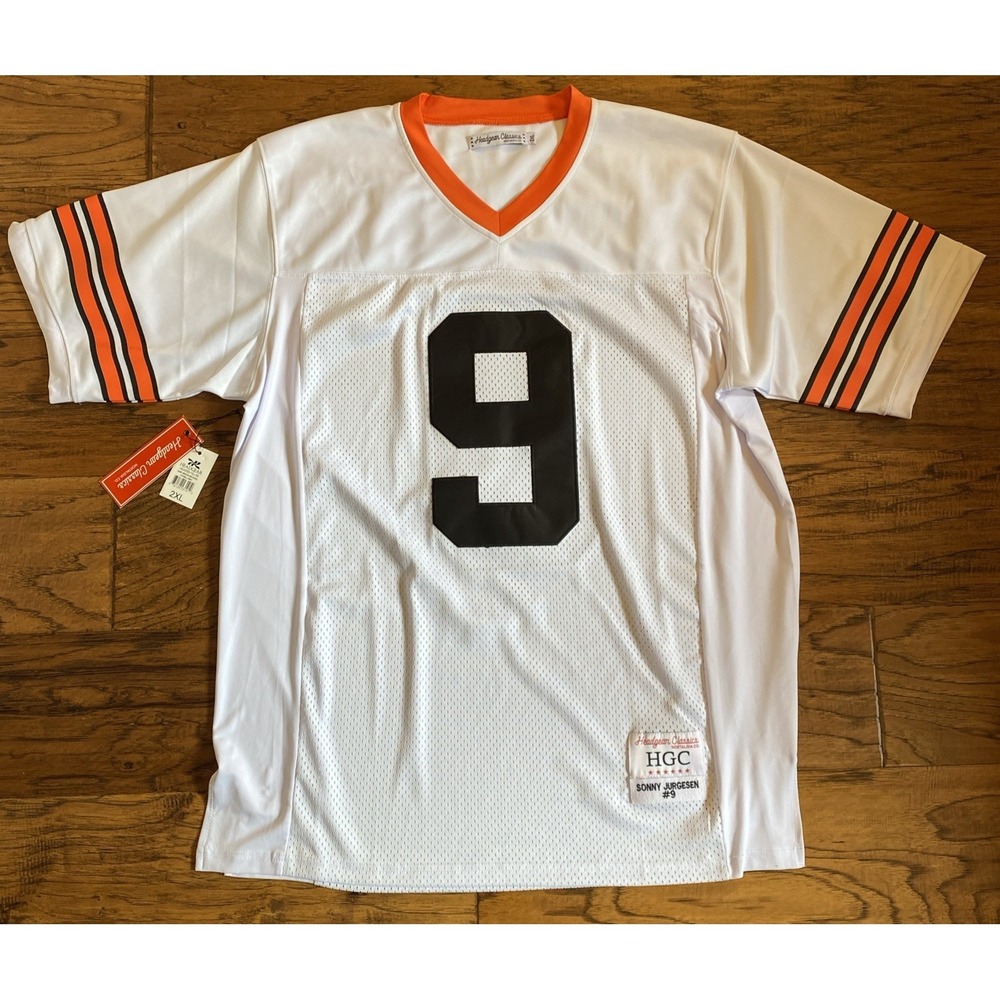 NEW Headgear Classics Sonny‎ Jurgesen #9 High School Football Jersey Size 2XL